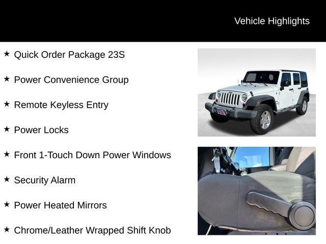 used 2012 Jeep Wrangler Unlimited car, priced at $11,231