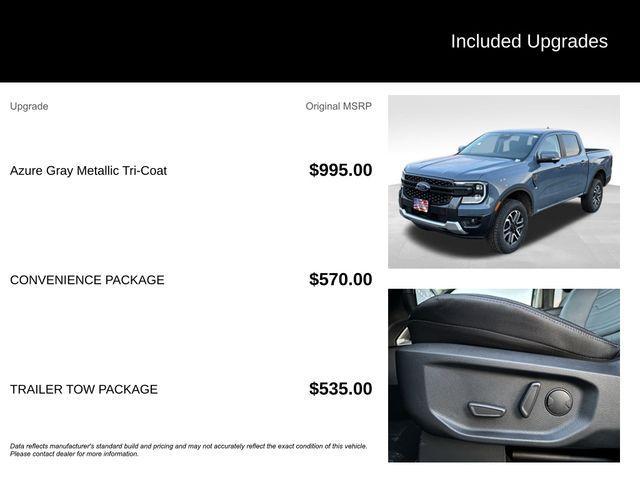 new 2025 Ford Ranger car, priced at $43,387
