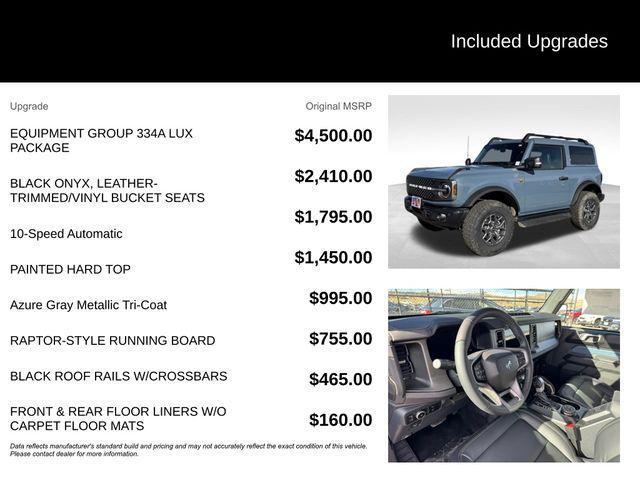 new 2025 Ford Bronco car, priced at $56,026
