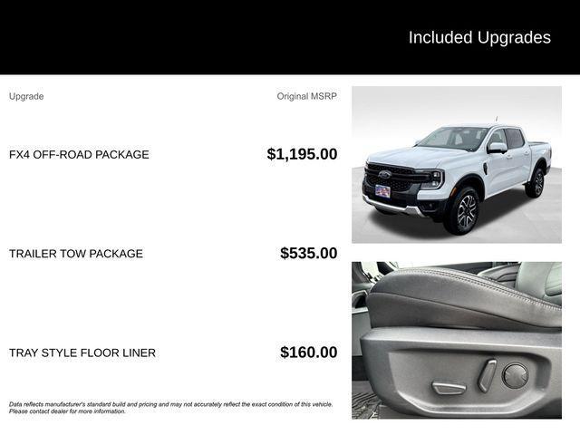 new 2025 Ford Ranger car, priced at $43,595