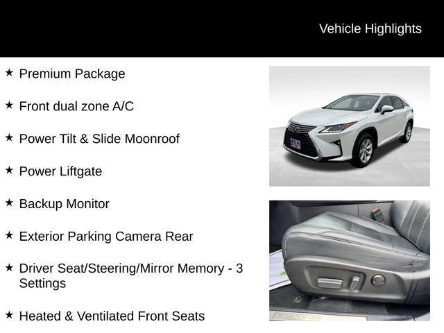 used 2017 Lexus RX 350 car, priced at $24,778