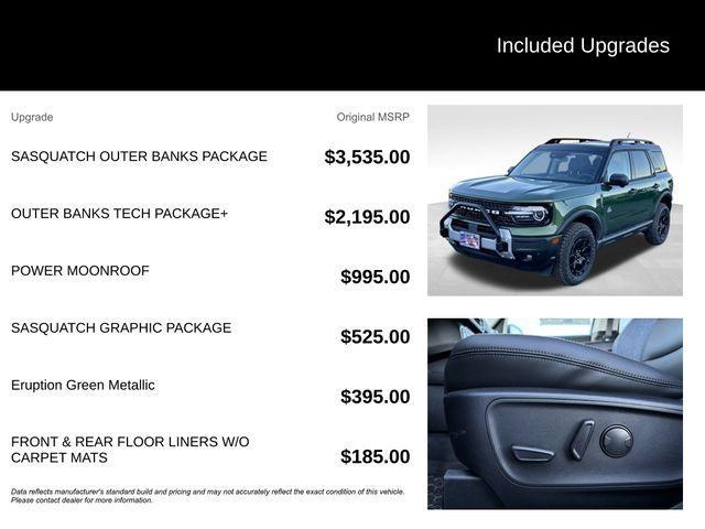 new 2025 Ford Bronco Sport car, priced at $37,846