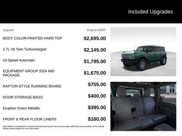 new 2025 Ford Bronco car, priced at $52,291