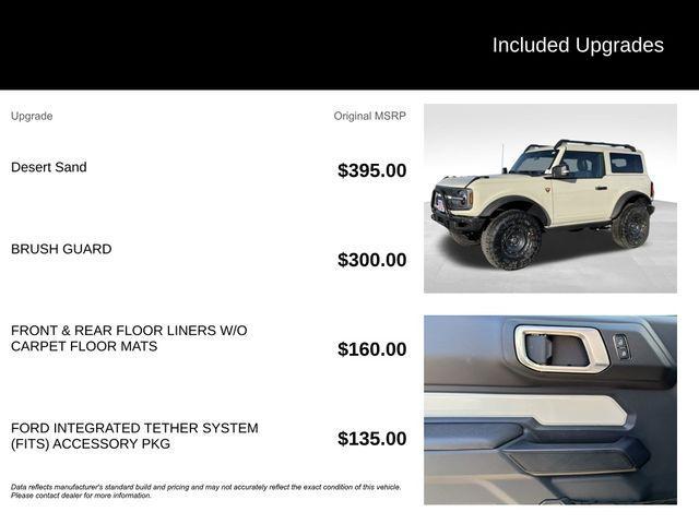 new 2025 Ford Bronco car, priced at $60,634