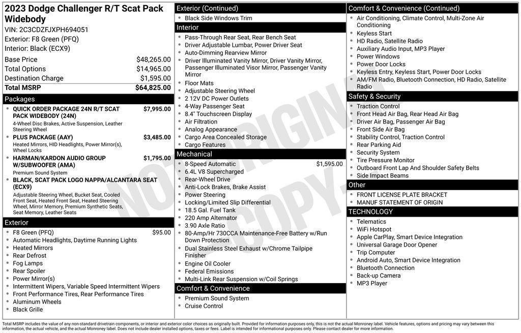 used 2023 Dodge Challenger car
