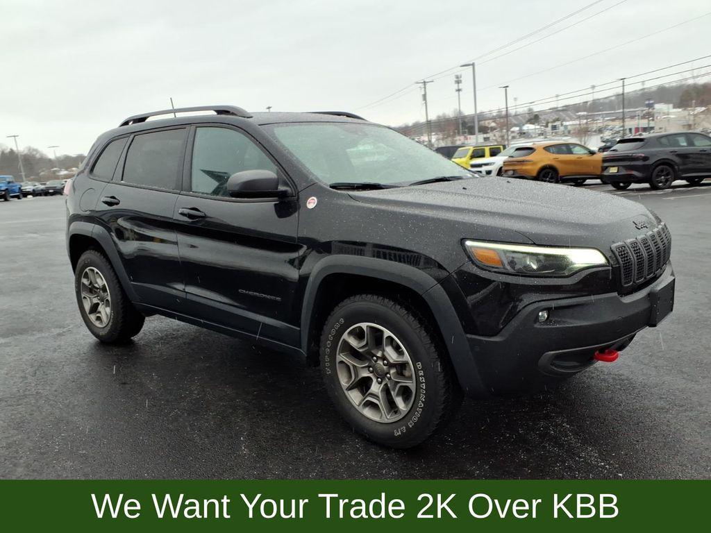 used 2021 Jeep Cherokee car, priced at $27,224