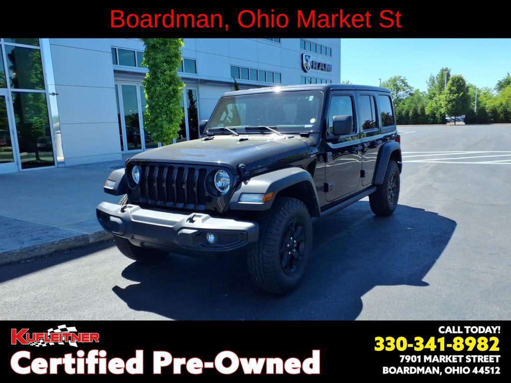 used 2022 Jeep Wrangler Unlimited car, priced at $31,825