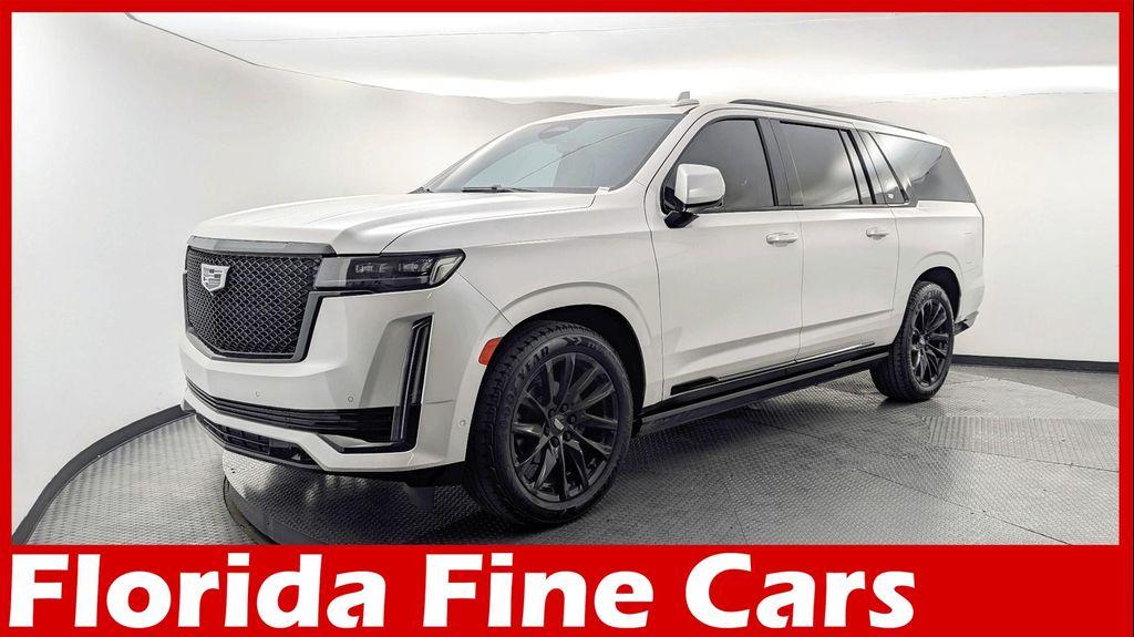 used 2021 Cadillac Escalade ESV car, priced at $46,999