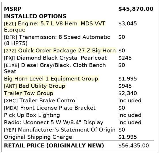 used 2023 Ram 1500 car, priced at $23,799