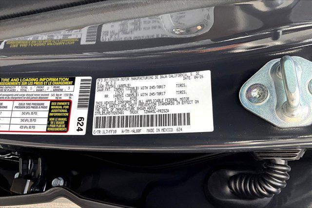 new 2026 Toyota Tacoma car, priced at $41,620