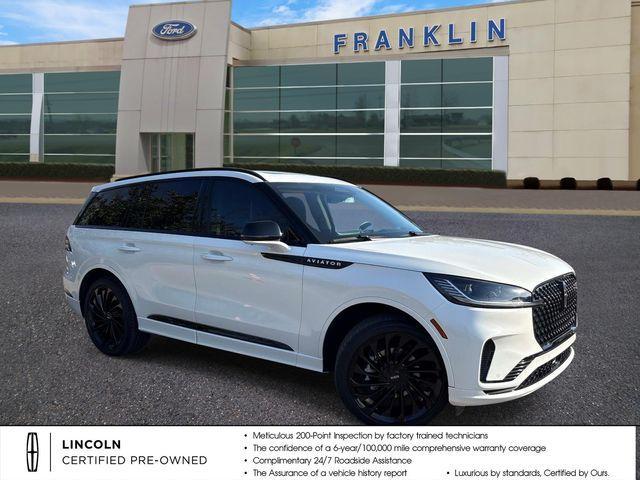 used 2025 Lincoln Aviator car, priced at $63,000