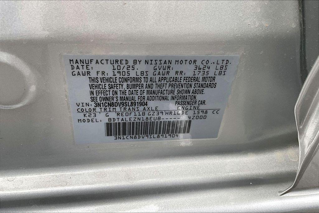 new 2025 Nissan Versa car, priced at $18,517