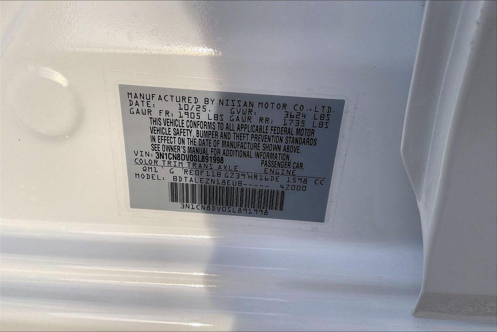 new 2025 Nissan Versa car, priced at $18,517