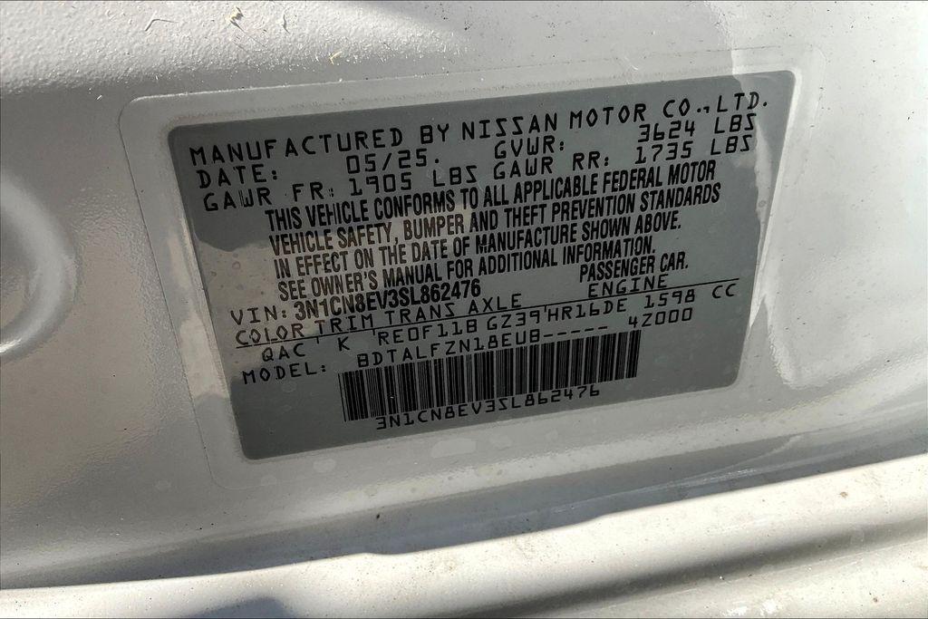 used 2025 Nissan Versa car, priced at $20,614