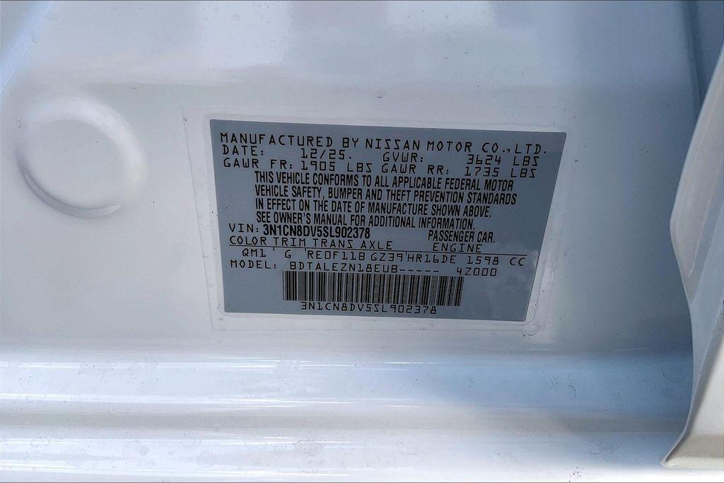 new 2025 Nissan Versa car, priced at $18,517