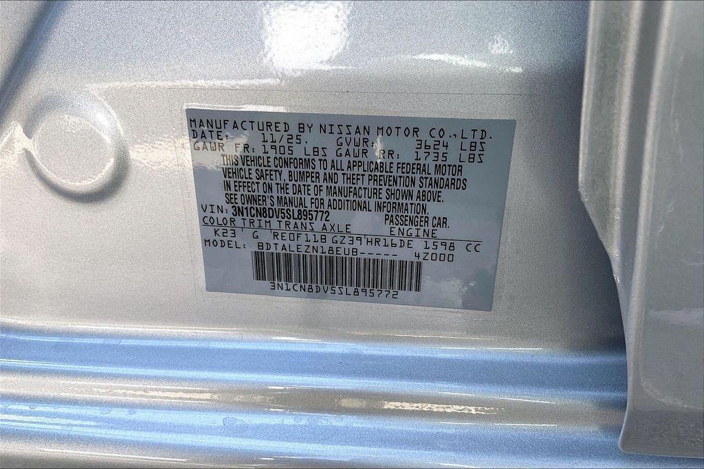 new 2025 Nissan Versa car, priced at $18,517