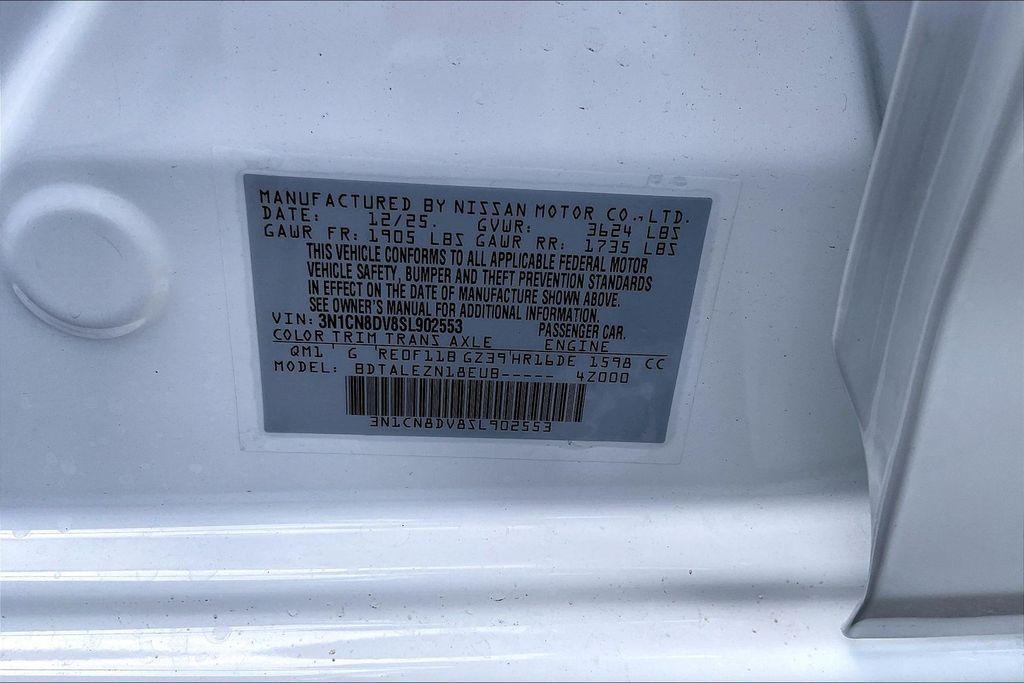 new 2025 Nissan Versa car, priced at $18,517