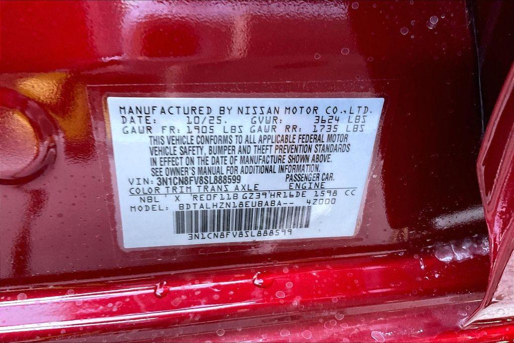 new 2025 Nissan Versa car, priced at $20,772