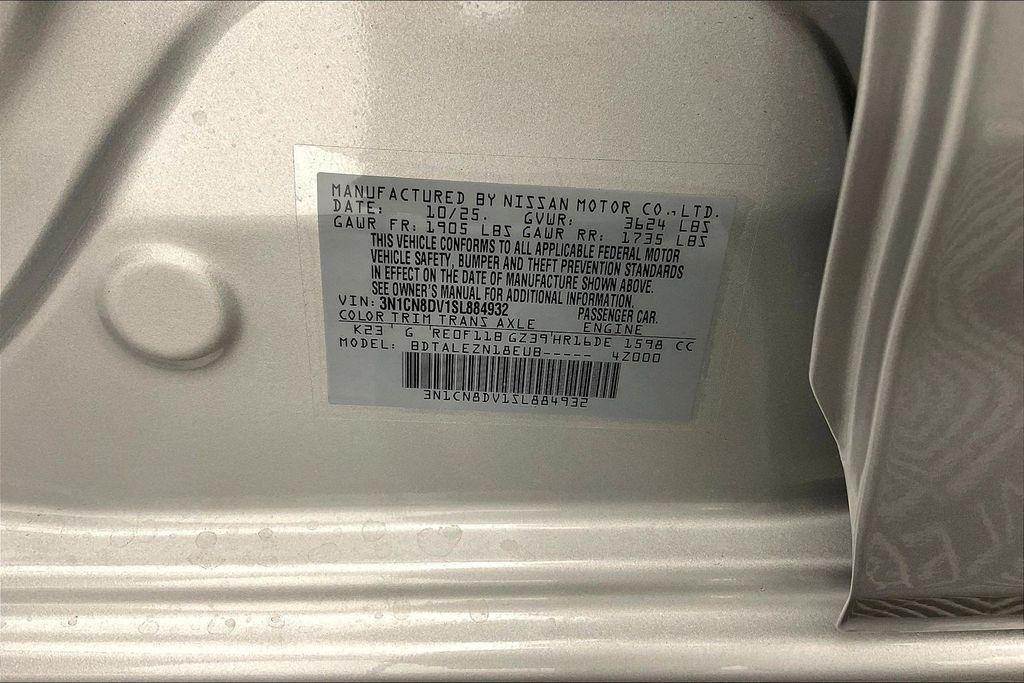 new 2025 Nissan Versa car, priced at $17,950