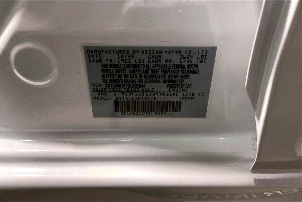 new 2025 Nissan Versa car, priced at $18,517