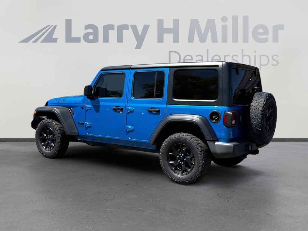 used 2021 Jeep Wrangler Unlimited car, priced at $31,000