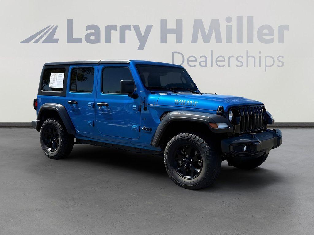 used 2021 Jeep Wrangler Unlimited car, priced at $31,000