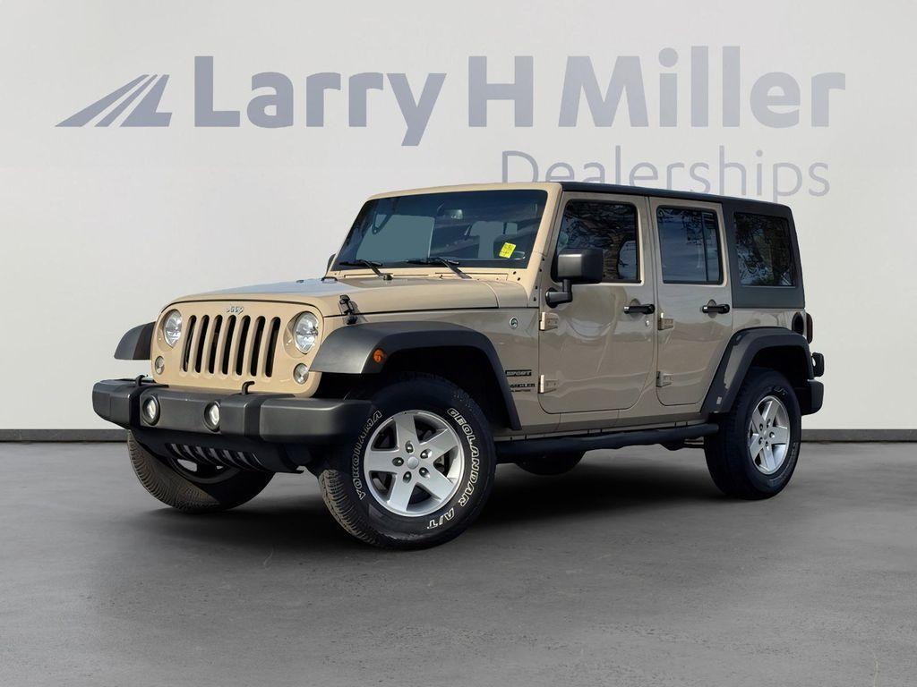 used 2016 Jeep Wrangler Unlimited car, priced at $15,000
