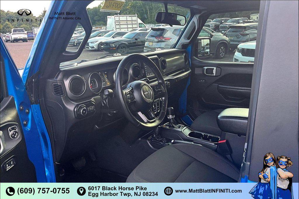 used 2022 Jeep Wrangler car, priced at $29,687