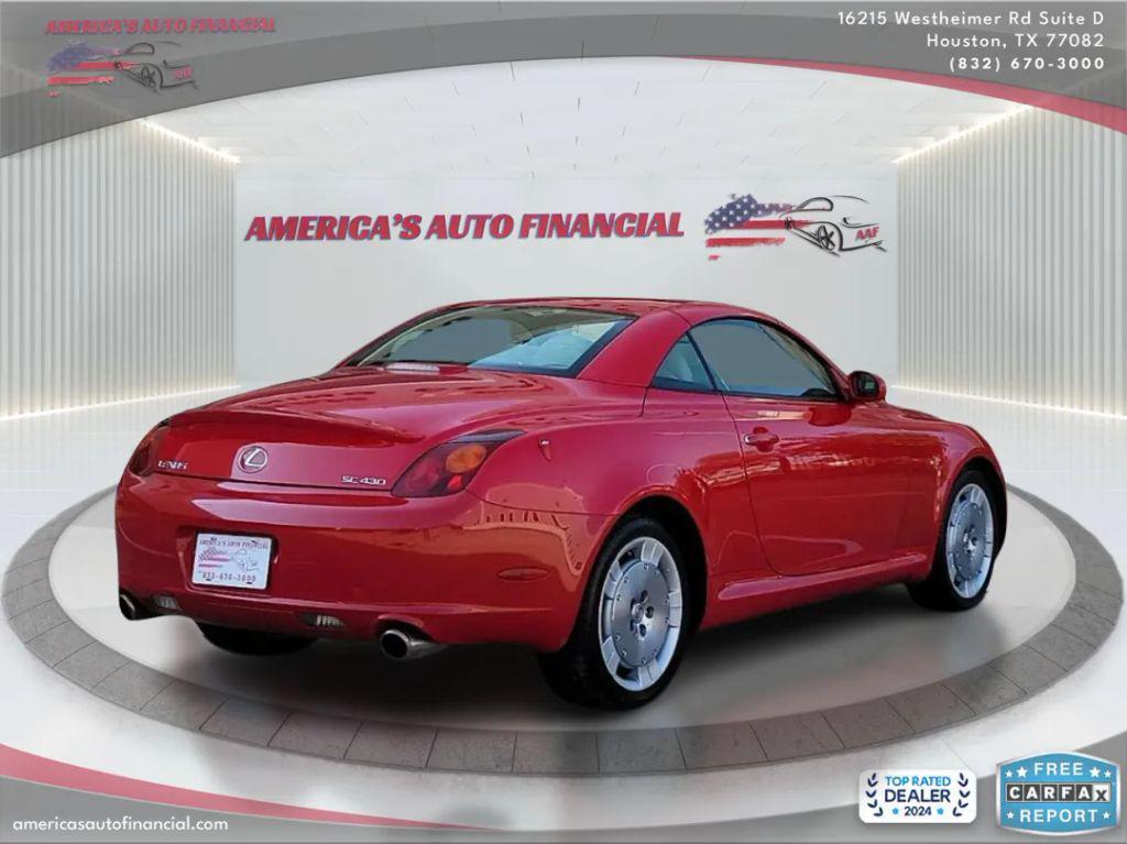 used 2004 Lexus SC 430 car, priced at $12,495