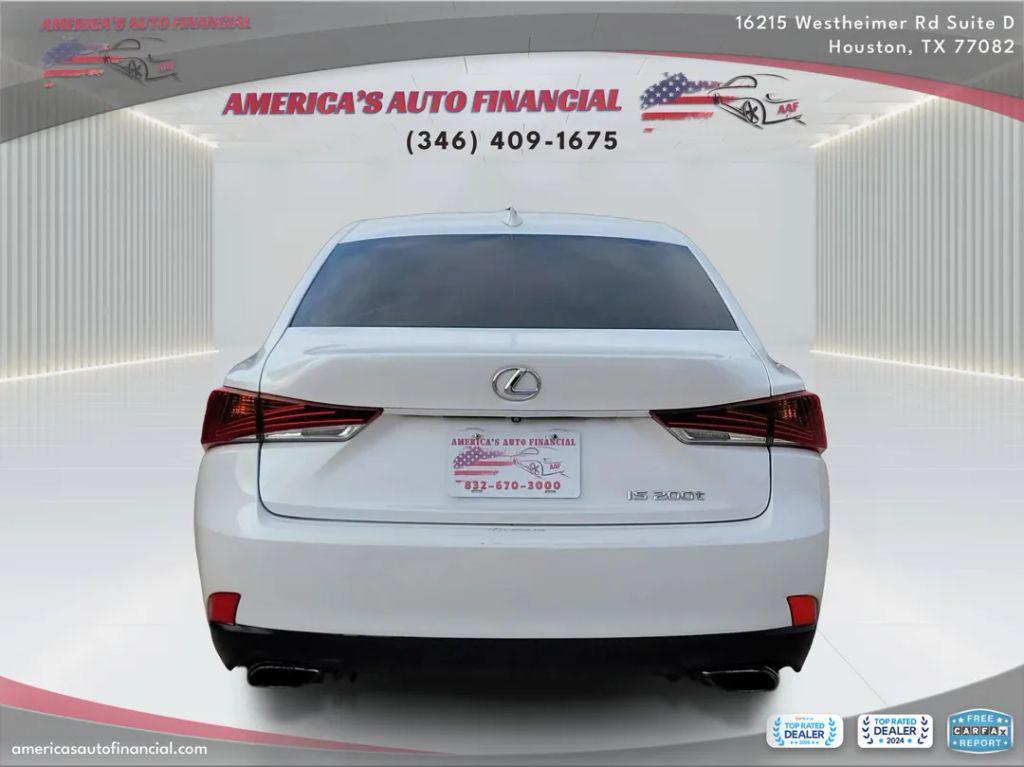 used 2017 Lexus IS 200t car, priced at $18,495