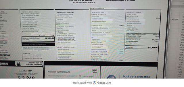 used 2024 Cadillac XT5 car, priced at $43,580