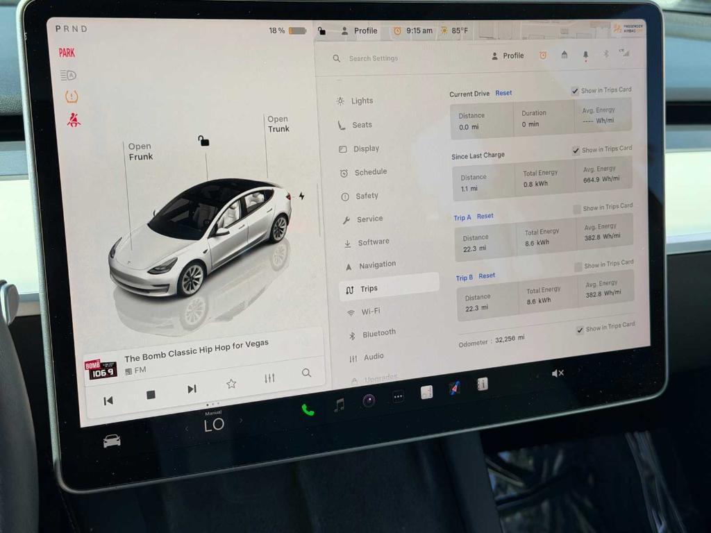 used 2023 Tesla Model 3 car, priced at $27,699