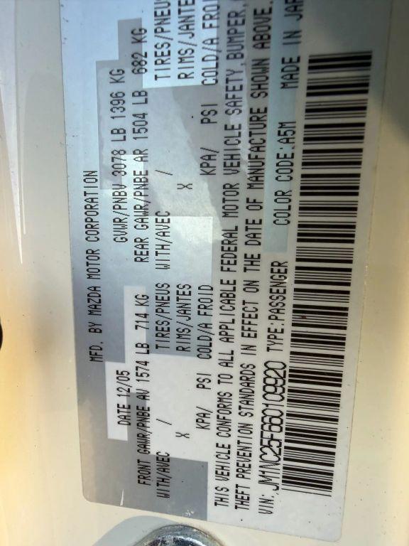 used 2006 Mazda MX-5 Miata car, priced at $11,550