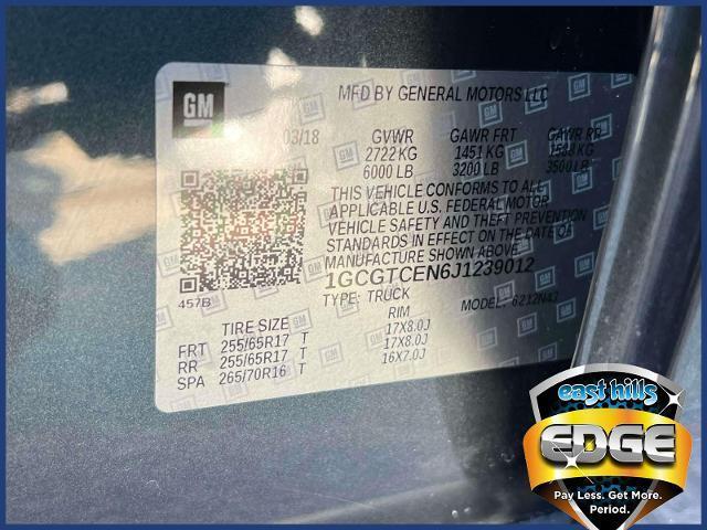 used 2018 Chevrolet Colorado car, priced at $19,995