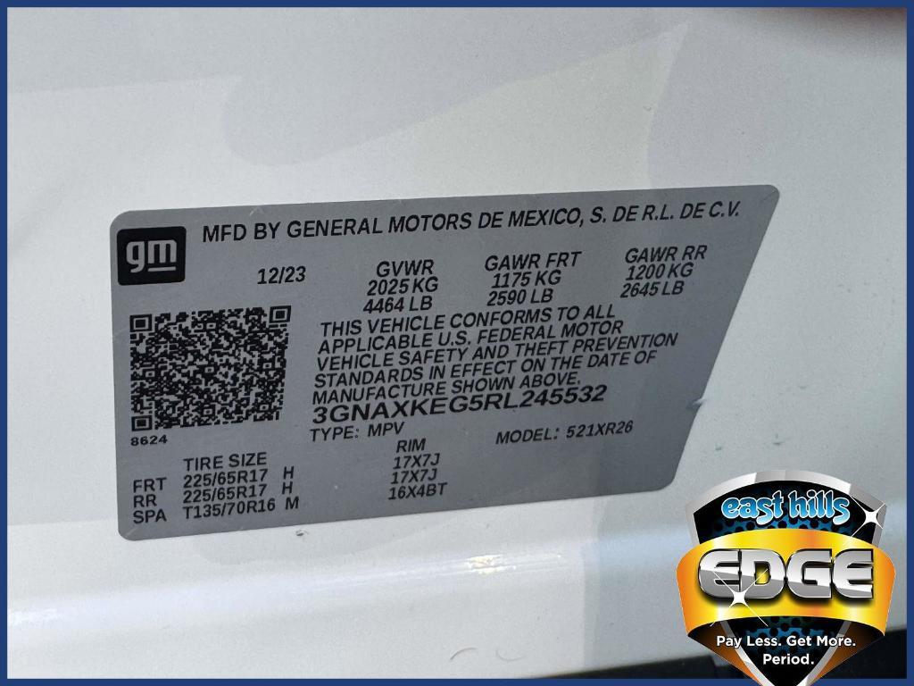 used 2024 Chevrolet Equinox car, priced at $19,995