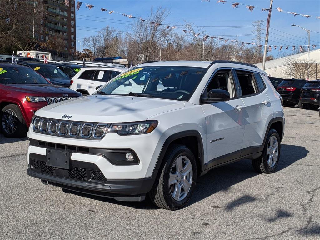 used 2022 Jeep Compass car, priced at $18,499