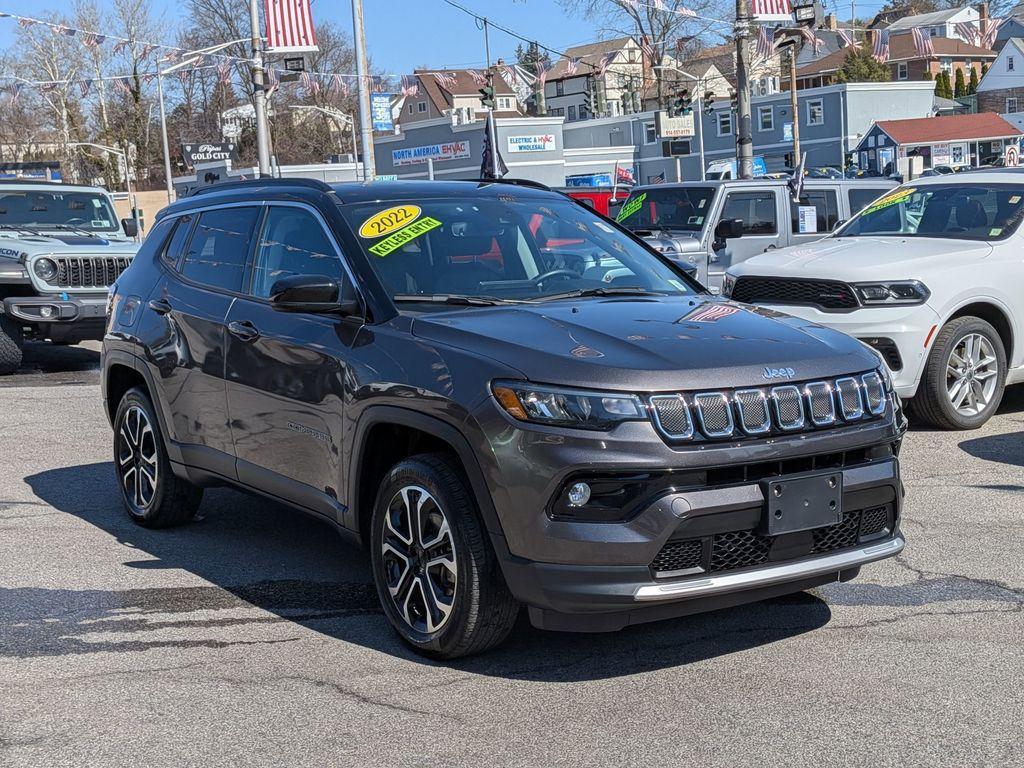 used 2022 Jeep Compass car, priced at $23,999