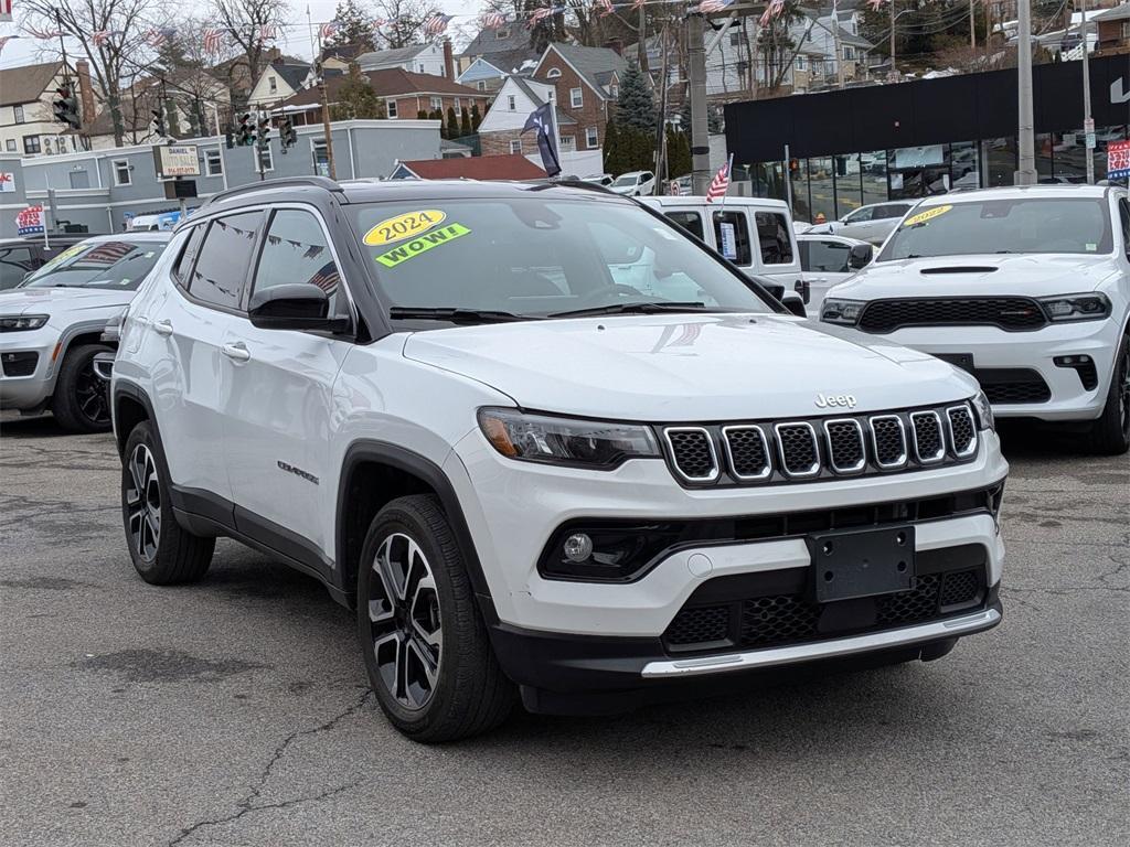 used 2024 Jeep Compass car, priced at $24,999