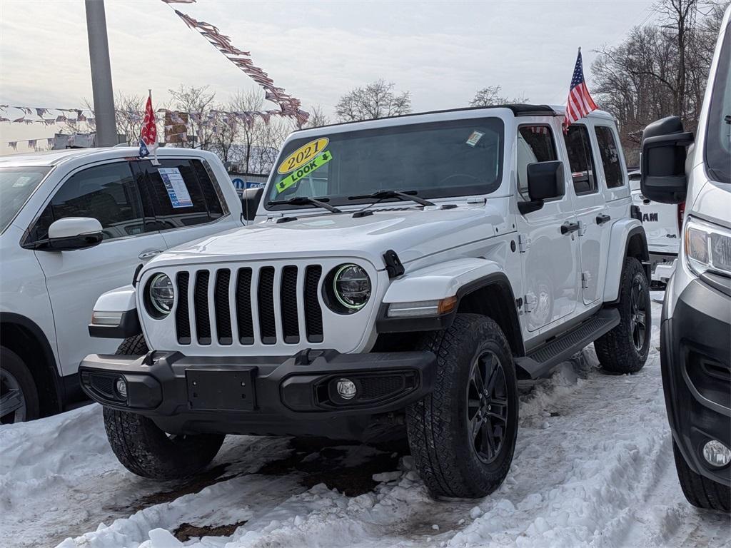 used 2021 Jeep Wrangler Unlimited car, priced at $32,999