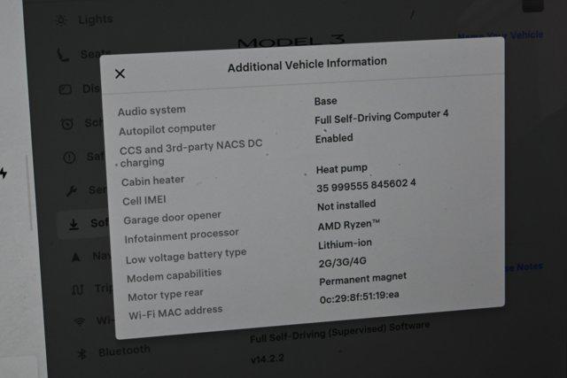 used 2025 Tesla Model 3 car, priced at $38,988