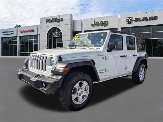 used 2020 Jeep Wrangler Unlimited car, priced at $20,999