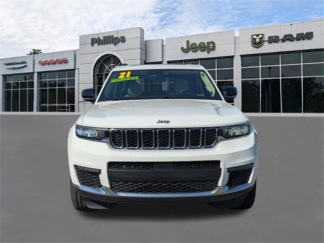 used 2021 Jeep Grand Cherokee L car, priced at $26,495