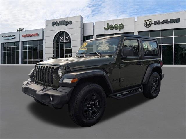 used 2024 Jeep Wrangler car, priced at $27,999