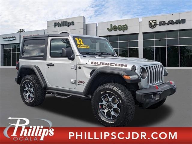 used 2022 Jeep Wrangler car, priced at $34,999