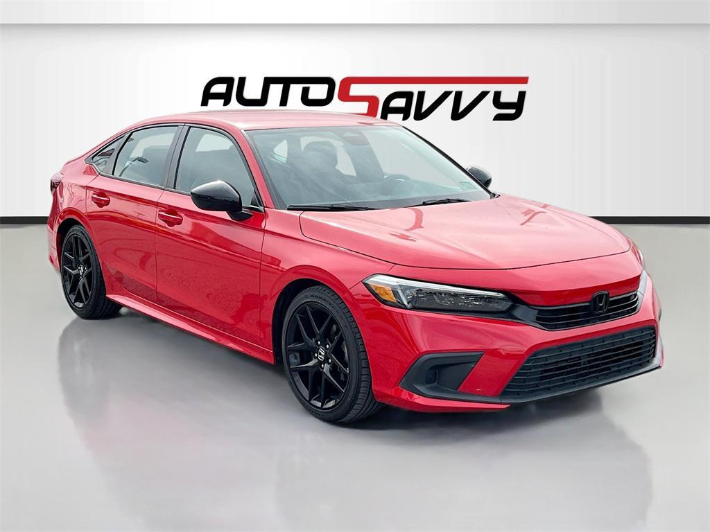 used 2022 Honda Civic car, priced at $18,300