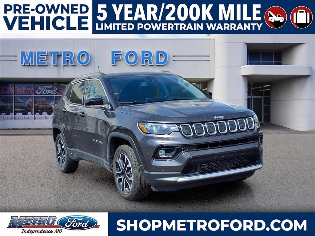 used 2022 Jeep Compass car, priced at $22,800