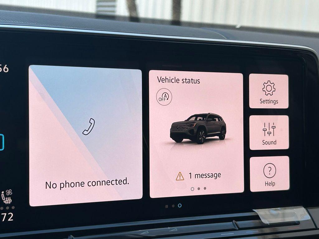 new 2026 Volkswagen Atlas car, priced at $41,739