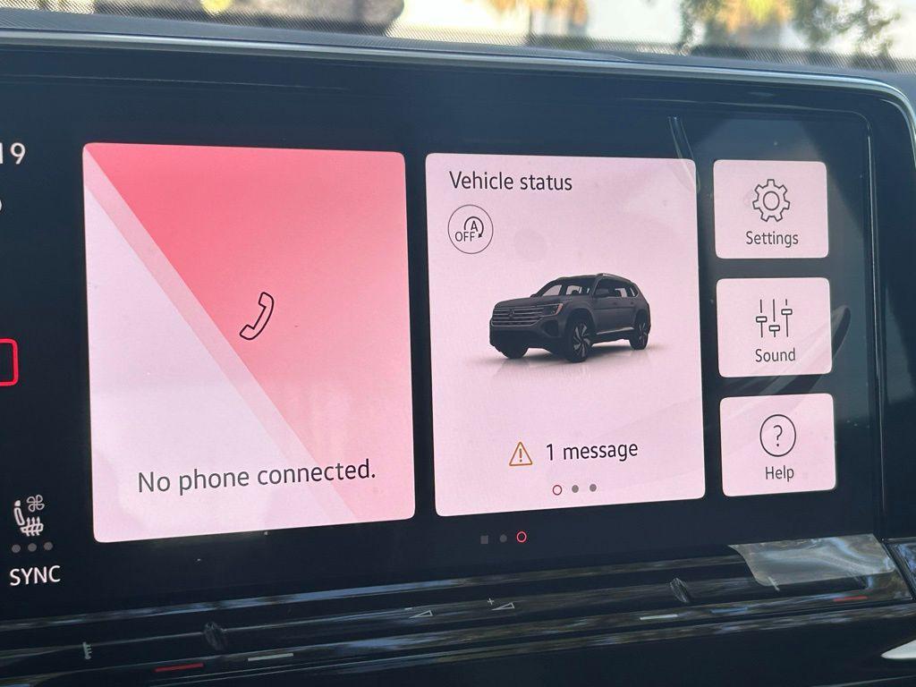 new 2026 Volkswagen Atlas car, priced at $53,223