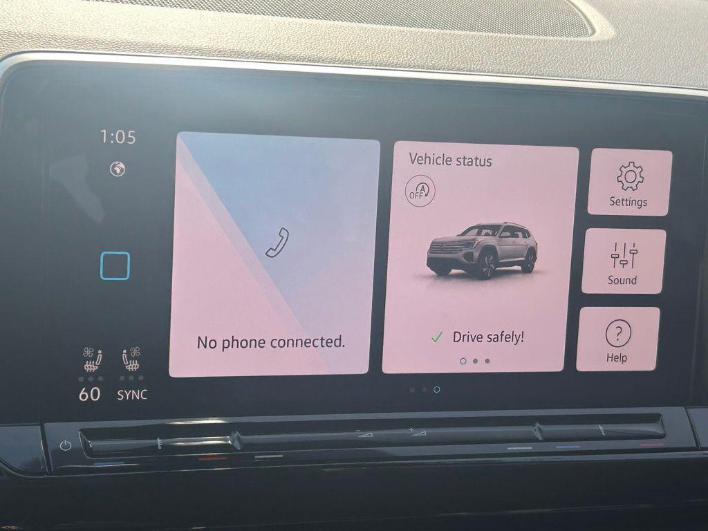 new 2026 Volkswagen Atlas car, priced at $43,262