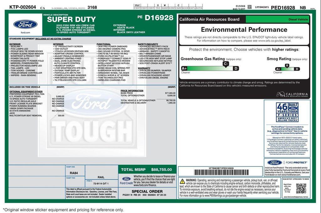 used 2023 Ford F-250 car, priced at $76,894